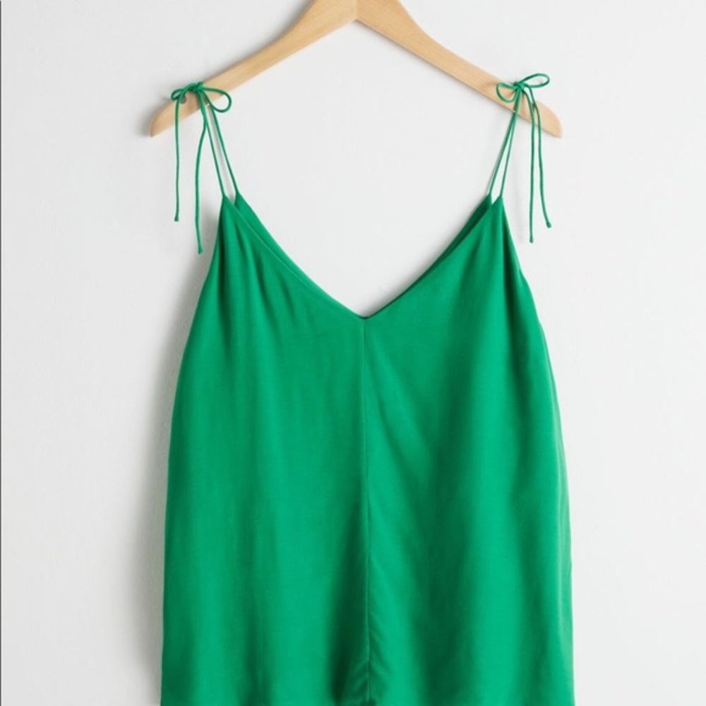 & Other Stories Shoulder Tie Tank Top